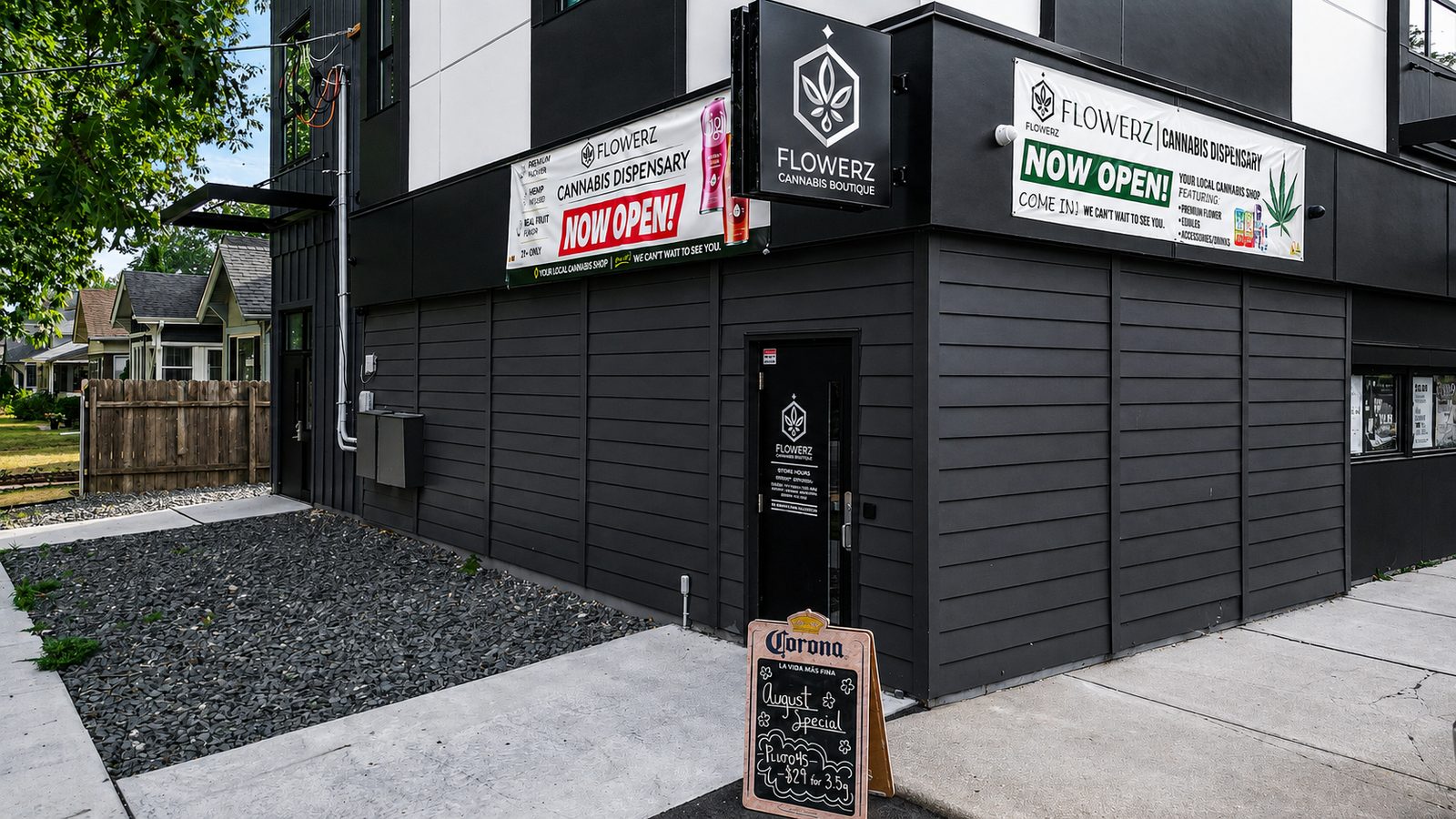 The Flowerz storefront at 1464 St. Clair Ave